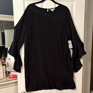 Bar III Black Long Sleeve Dress